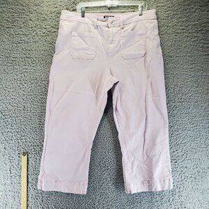 Buffalo David Bitton Pants Womens Size 16 Lilac Purple Brigette High Rise Crop